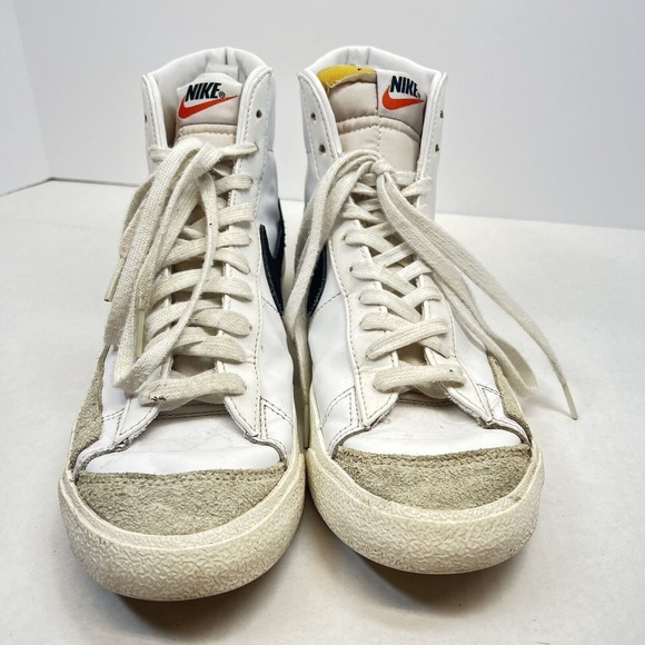 Nike Blazer Mid 77 Vintage White Black Mens 8.5 Retro 70s Style SkaterUrban